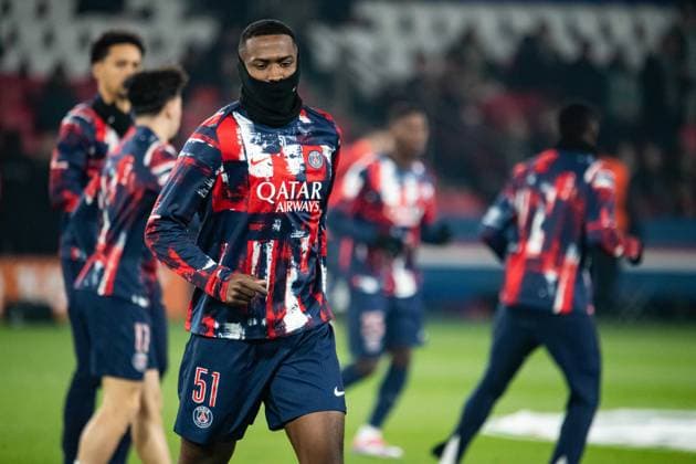 FOOTBALL : Paris SG vs Stade Brestois - Ligue des Champions - Barrage Retour - 19 02 2025 Willian Pacho (Paris SG) ParisFrance  Copyright: xBaptistexAutissierx