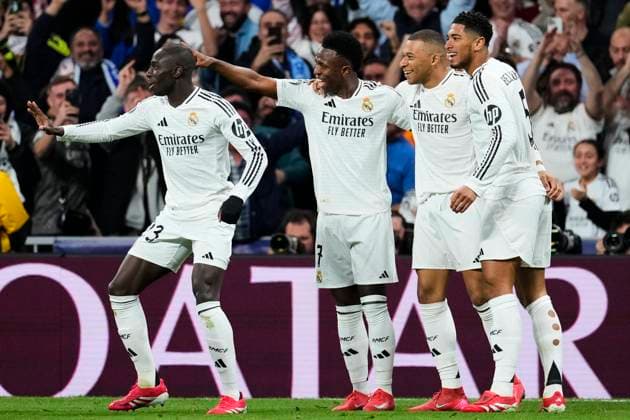Sport Bilder des Tages Real Madrid vs Manchester City Kylian Mbappe of Real Madrid CF during Real Madrid vs Manchester City at Santiago Bernabeu Stadium on February 19th 2025  Copyright: xSenis-Cebolla ALFAQUIx