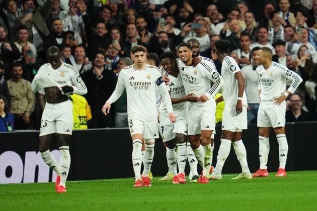 UEFA Champions League match between Real Madrid and Manchester City played at Santiago Bernabeu Stadium on February 19, 2025 in Madrid, Spain. (Photo by Bagu Blanco PRESSINPHOTO) Copyright: xBaguxBlancox xPressinphotox