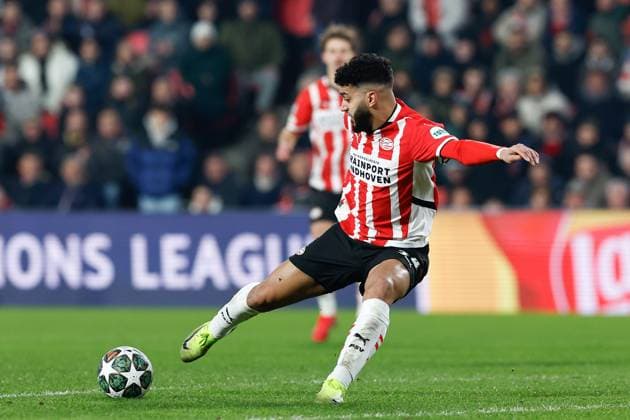 EINDHOVEN, 19-02-2025, Philips Stadium, UEFA Champions League season 2024 25, match between PSV and Juventus, PSV player Ismael Saibari PSV - Juventus  x27943897x Copyright: