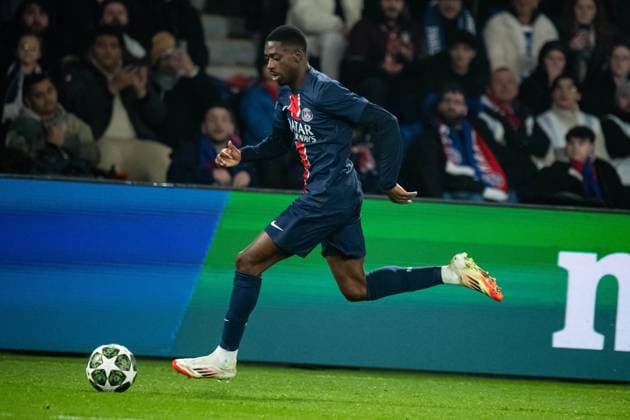 FOOTBALL : Paris SG vs Stade Brestois - Ligue des Champions - Barrage Retour - 19 02 2025 Ousmane Dembele (Paris SG) ParisFrance  Copyright: xBaptistexAutissierx