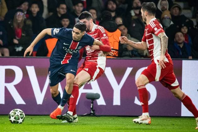 FOOTBALL : Paris SG vs Stade Brestois - Ligue des Champions - Barrage Retour - 19 02 2025 Achraf Hakimi (Paris SG) ParisFrance  Copyright: xBaptistexAutissierx
