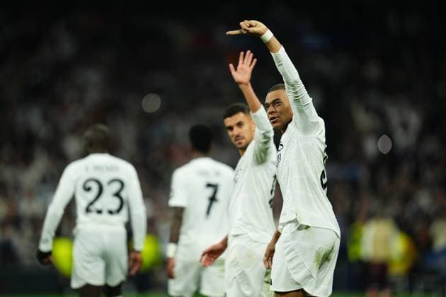 UEFA Champions League match between Real Madrid and Manchester City played at Santiago Bernabeu Stadium on February 19, 2025 in Madrid, Spain. (Photo by Bagu Blanco PRESSINPHOTO) Copyright: xBaguxBlancox xPressinphotox