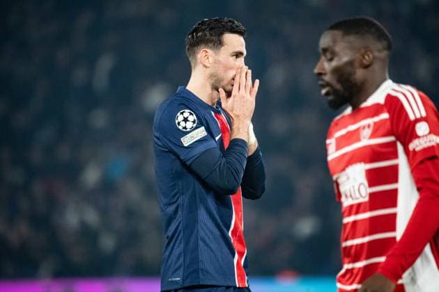 FOOTBALL : Paris SG vs Stade Brestois - Ligue des Champions - Barrage Retour - 19 02 2025 Fabian Ruiz (Paris SG) ParisFrance  Copyright: xBaptistexAutissierx