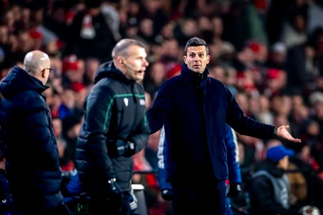 Juventus trainer Thiago Motta during the match PSV Juventus at the Philips stadium for the UEFA Champions League Knockout phase play offs 2nd leg season 2024 2025 in EINDHOVEN, Netherlands on 19 february 2025, photo by Marcel van Dorst EYE4images DeFodi Images Defodi-746
