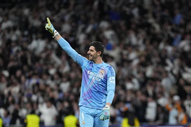 Cc Madrid 19 02 2025 - Champions League Real Madrid-Manchester City foto Cesar Cebolla Image nella foto: Thibaut Courtois 