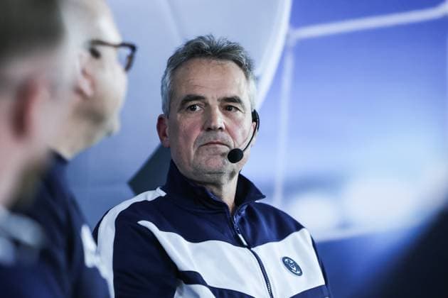 Sport, Football, Regionalliga West Season 2024 2025 Board Talk MSV Duisburg Clubhouse 1902 Live 19 02 2025, Training ground MSV Duisburg Christian Stiefelhagen Chairman of the Board MSV Duisburg Duisburg Training ground MSV Duisburg North Rhine-Westphalia Germany