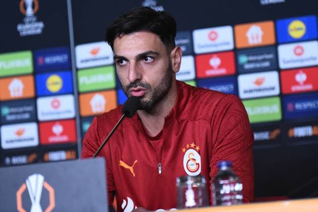 Football, EL, Galatasaray Istanbul, Press conference