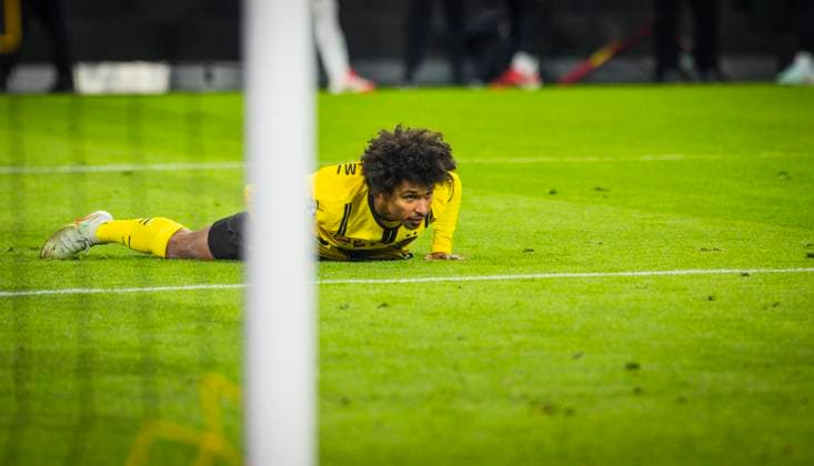Dortmund, Germany. 19th Feb 2025. Karim Adeyemi (BvB) Borussia Dortmund - Sporting Lisbon Borussia Dortmund - Sporting Lissabon 19.02.2025