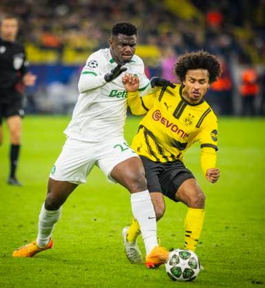 Dortmund, Germany 19th Feb 2025 Ousmane Diomande SP Karim Adeyemi BvB Borussia Dortmund Sporting Lisbon Borussia Dortmund Sporting Lisbon 19 02 2025