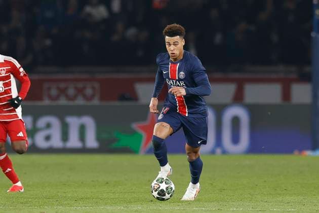 February 19, 2025, Paris, Paris, France: DÅ½sirÅ½ DOUE of Paris Saint Germain in action during the match of UEFA Champions League between Paris Saint Germain and Stade Brestois at Parc des Princes Stadium - on February 19 2025 Paris - France Paris France - ZUMAb253 20250219_zsp_b253_036 Copyright: xLoicxBaratouxx