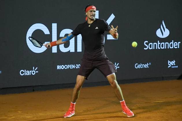 Rio open, etapa do ATP, Tennis Herren world tour 500 Rio de janeiro (rj), 02 19 2025 - rio open atp 500 rj - alexander zverev during the rio open, a stage of the atp world tour 500, which takes place at the brazilian jockey club in gavea, south zone of rio de janeiro, this wednesday, february 19, 2025. (Foto: Clever Felix Thenews2 imago images) SPO  Copyright: xCleverxFelixx