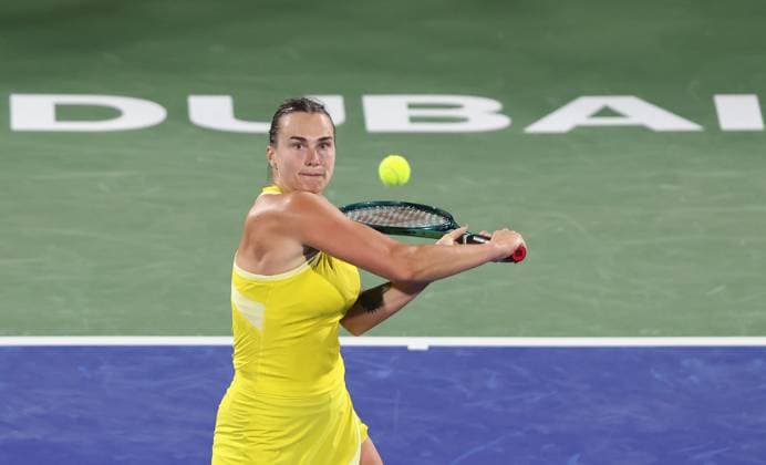 Aryna Sabalenka, Dubai Duty Free Tennis Championships, Dubai, U A E Copyright: xJuergenxHasenkopfx