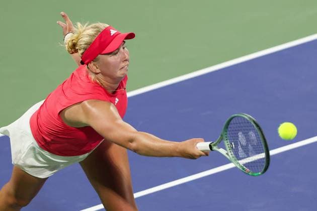 Clara Tauson DEN , Dubai Duty Free Tennis Championships, Dubai, U A E Copyright: xJuergenxHasenkopfx