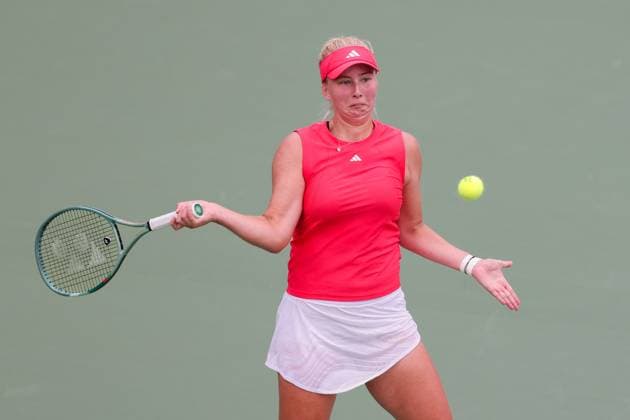 Clara Tauson DEN , Dubai Duty Free Tennis Championships, Dubai, U A E Copyright: xJuergenxHasenkopfx