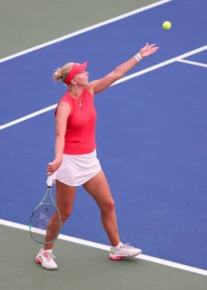 Clara Tauson DEN , Dubai Duty Free Tennis Championships, Dubai, U A E Copyright: xJuergenxHasenkopfx