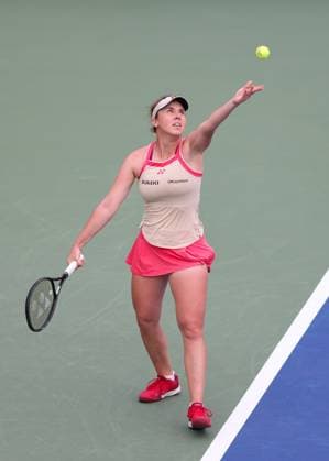 Linda Noskova CZE , Dubai Duty Free Tennis Championships, Dubai, U A E Copyright: xJuergenxHasenkopfx