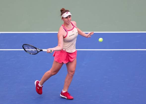 Linda Noskova CZE , Dubai Duty Free Tennis Championships, Dubai, U A E Copyright: xJuergenxHasenkopfx
