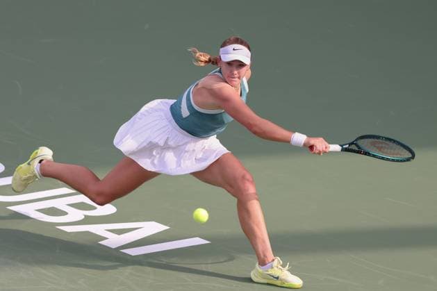 Mirra Andreev, Dubai Duty Free Tennis Championships, Dubai, U A E Copyright: xJuergenxHasenkopfx