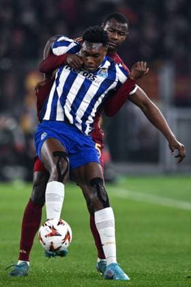 As Roma 20 02 2025 - Europa League Roma-Porto foto Antonello Sammarco Image nella foto: Samu-Evan N Dicka 