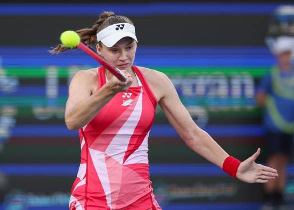 Elena Rybakina KAZ , Dubai Duty Free Tennis Championships, Dubai, U A E Copyright: xJuergenxHasenkopfx