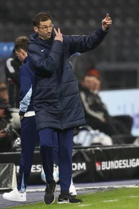 21 02 2025, xtgx, Soccer 2 Bundesliga, Hertha BSC Berlin 1 FC Nuernberg emspor, v l Andre Mijatovic Hertha, Co Trainer DFL DFB REGULATIONS PROHIBIT ANY USE OF PHOTOGRAPHS as IMAGE SEQUENCES and or QUASI VIDEO Berlin
