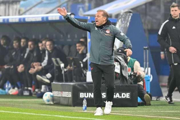 GER 2 FBL,, Hamburger SV vs 1 FC Kaiserslautern 21 02 2025, Volksparkstadion, Hamburg, GER 2 FBL, Hamburger SV vs 1 FC Kaiserslautern in picture Coach Markus Anfang Kaiserslautern nordphotoxGmbH xWitke nph00002