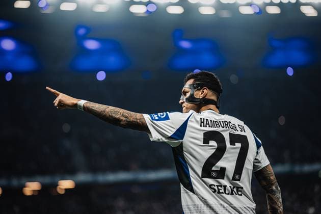 Soccer Men Season 2024 2025 2 Soccer Bundesliga 23 Matchday Hamburger SV vs 1 FC Kaiserslautern 21 02 2025 Hamburg Volksparkstadion Hamburg Germany