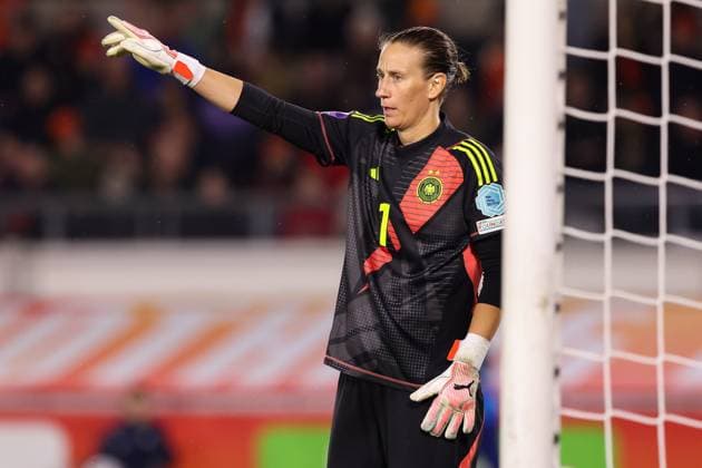 Football, Women, Christian Wück names Ann-Katrin Berger as European Championship goalkeeper, archive pictures