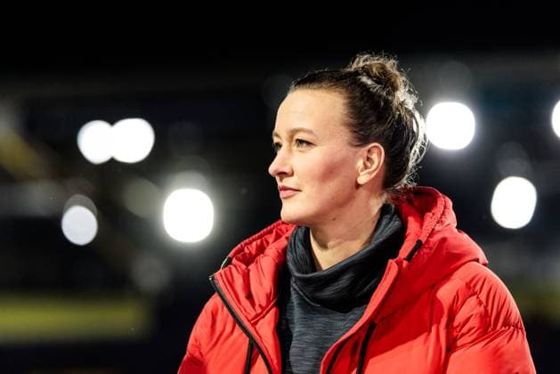 UEFA Womens Nations League Netherlands Germany 21 02 2025 Almuth Schult TV Expert UEFA Womens Nations League Netherlands Germany Breda, Rat Verlegh Stadion on 21 02 2025 Copyright: xBEAUTIFULxSPORTS Wunderlx