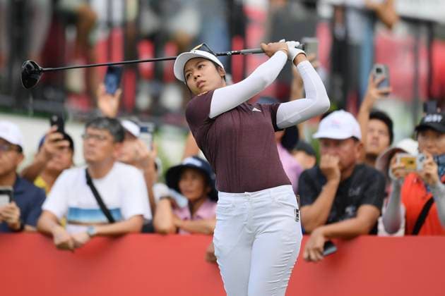 LPGA, Golf Damen Thailand 2025 Patty Tavatanakit of Thailand is playing her tee shot during the Round 3 of the Honda LPGA Thailand 2025 at Siam Country Club Old Course on February 22, 2025 in Pattaya, Chonburi, Thailand. Pattaya Chonburi Thailand  Copyright: xVachiraxVachirax originalFilename:kalong-lpgathai250222_npn7i.jpg