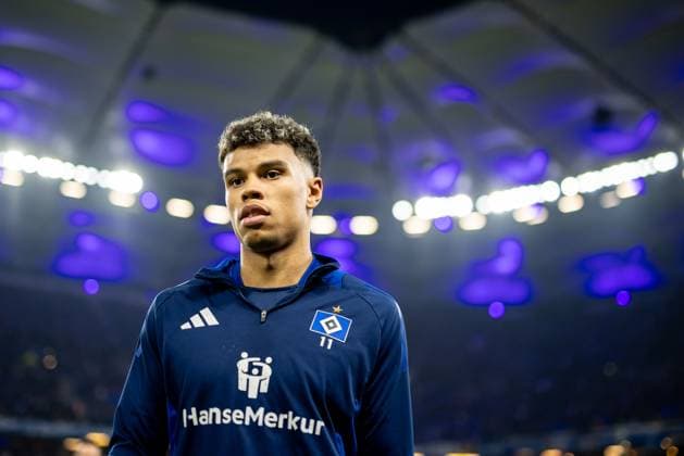 Football, Hamburger SV, Transfer of Ransford Königsdörffer to OGC Nice cancelled, archive pictures