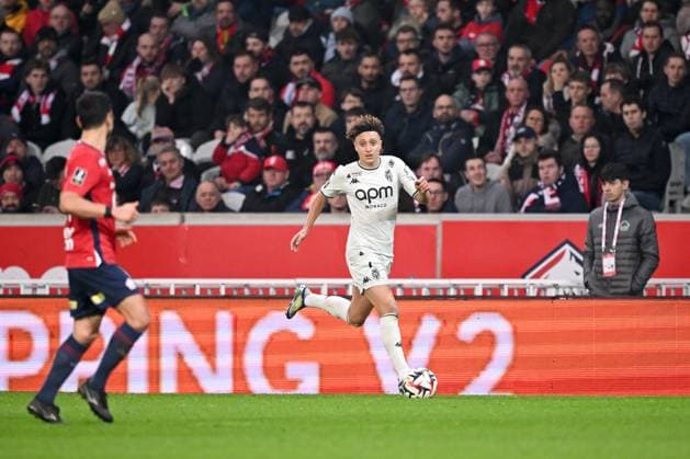 LOSC Lille v AS Monaco - Ligue 1 McDonald s 2024 2025 07 Eliesse BEN SEGHIR (asm) during the Ligue 1 McDonald s match between Lille and Monaco at Stade Pierre Mauroy on February 22, 2025 in Lille, France. Lille France  Copyright: xFEPx 776286367