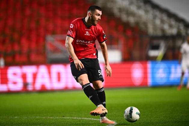 Royal Antwerp FC v OH Leuven - Jupiler Pro League DEURNE, BELGIUM - FEBRUARY 22 : Kurucay Hasan midfielder of OH Leuven during the Jupiler Pro League match between Royal Antwerp FC and OH Leuven on February 22, 2025 in Deurne, Belgium, 22 02 2025 Deurne Belgium  Copyright: xGvgx