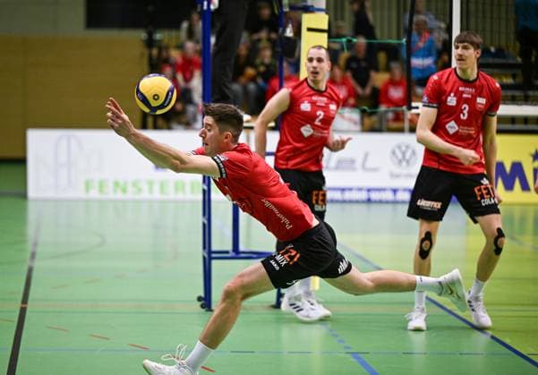 Volleyball 2 Bundesliga Season 2024 2025 22 02 2024 TV Rottenburg SV Schwaig Maik Trautmann TV Rottenburg