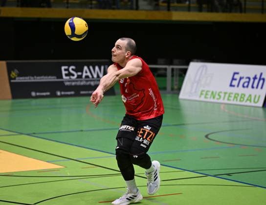 Volleyball 2 Bundesliga season 2024 2025 22 02 2024 TV Rottenburg SV Schwaig Moritz Rauber TV Rottenburg