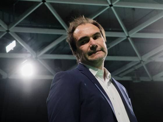 Hadert Herrschings co-coach Max HAUSER Volleyball Bundesliga, Herrsching Lueneburg Volleyball Bundesliga, WWK Volleys Herrsching SVG Lüneburg 0 3, main round, season 2024 2025, on 22 02 2025 in Munich, B M W P A R K, Germany Source Copyright Credit Oryk HAIST xVOLLEYBALL-HERRSCHING-LUENEBURGx