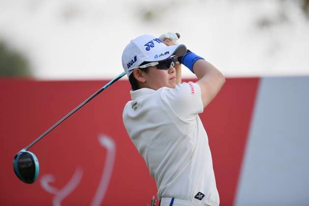 LPGA, Golf Damen Thailand 2025 Akie Iwai of Japan plays her tee shot during round 4 of the Honda LPGA Thailand 2025 at Siam Country Club Old Course on February 23, 2025, in Pattaya, Chonburi, Thailand. Pattaya Chonburi Thailand  Copyright: xVachiraxVachirax originalFilename:kalong-lpgathai250223_npbGy.jpg
