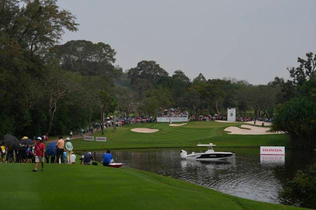 LPGA, Golf Damen Thailand 2025 A generic view of the 8th hole during round 4 of the Honda LPGA Thailand 2025 at Siam Country Club Old Course in Pattaya, Chonburi, Thailand, on February 23, 2025. Pattaya Chonburi Thailand  Copyright: xVachiraxVachirax originalFilename:kalong-lpgathai250223_npC6d.jpg