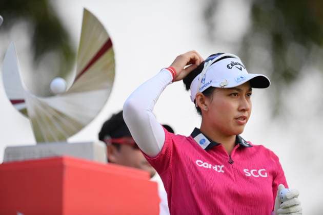 LPGA, Golf Damen Thailand 2025 Jeeno Thitikul of Thailand looks on during round 4 of the Honda LPGA Thailand 2025 at Siam Country Club Old Course in Pattaya, Chonburi, Thailand, on February 23, 2025. Pattaya Chonburi Thailand  Copyright: xVachiraxVachirax originalFilename:kalong-lpgathai250223_npXIj.jpg
