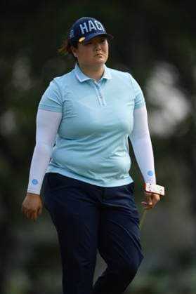 LPGA, Golf Damen Thailand 2025 Angel Yin of the USA looks on during round 4 of the Honda LPGA Thailand 2025 at Siam Country Club Old Course in Pattaya, Chonburi, Thailand, on February 23, 2025. Pattaya Chonburi Thailand  Copyright: xVachiraxVachirax originalFilename:kalong-lpgathai250223_npGGa.jpg
