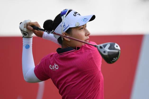LPGA, Golf Damen Thailand 2025 Jeeno Thitikul of Thailand plays her tee shot during round 4 of the Honda LPGA Thailand 2025 at Siam Country Club Old Course on February 23, 2025, in Pattaya, Chonburi, Thailand. Pattaya Chonburi Thailand  Copyright: xVachiraxVachirax originalFilename:kalong-lpgathai250223_npAV0.jpg