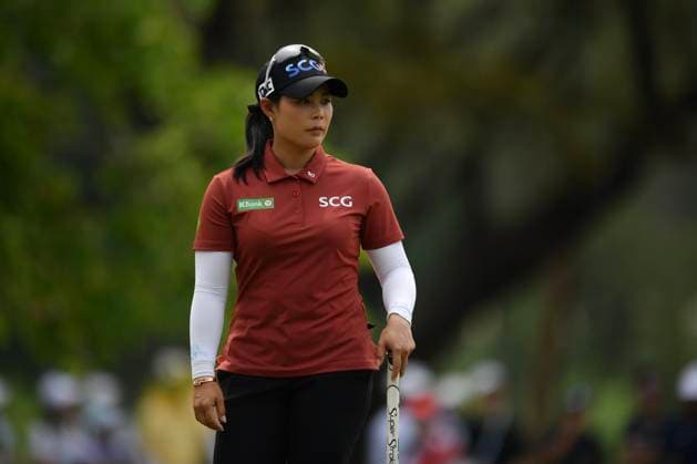 LPGA, Golf Damen Thailand 2025 Moriya Jutanugarn of Thailand looks on during round 4 of the Honda LPGA Thailand 2025 at Siam Country Club Old Course in Pattaya, Chonburi, Thailand, on February 23, 2025. Pattaya Chonburi Thailand  Copyright: xVachiraxVachirax originalFilename:kalong-lpgathai250223_npdv8.jpg