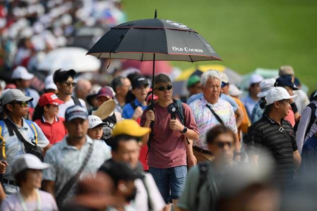 LPGA, Golf Damen Thailand 2025 Golf fans attend round 4 of the Honda LPGA Thailand 2025 at Siam Country Club Old Course in Pattaya, Chonburi, Thailand, on February 23, 2025. Pattaya Chonburi Thailand  Copyright: xVachiraxVachirax originalFilename:kalong-lpgathai250223_nplo5.jpg
