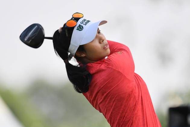 LPGA, Golf Damen Thailand 2025 Patty Tavatanakit of Thailand plays her tee shot during round 4 of the Honda LPGA Thailand 2025 at Siam Country Club Old Course on February 23, 2025, in Pattaya, Chonburi, Thailand. Pattaya Chonburi Thailand  Copyright: xVachiraxVachirax originalFilename:kalong-lpgathai250223_npNCt.jpg