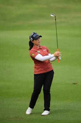 LPGA, Golf Damen Thailand 2025 Moriya Jutanugarn of Thailand plays her approach shot during round 4 of the Honda LPGA Thailand 2025 at Siam Country Club Old Course in Pattaya, Chonburi, Thailand, on February 23, 2025. Pattaya Chonburi Thailand  Copyright: xVachiraxVachirax originalFilename:kalong-lpgathai250223_npxSu.jpg