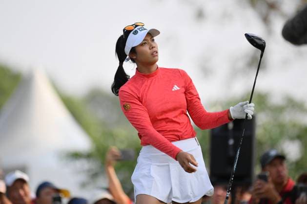 LPGA, Golf Damen Thailand 2025 Patty Tavatanakit of Thailand plays her tee shot during round 4 of the Honda LPGA Thailand 2025 at Siam Country Club Old Course on February 23, 2025, in Pattaya, Chonburi, Thailand. Pattaya Chonburi Thailand  Copyright: xVachiraxVachirax originalFilename:kalong-lpgathai250223_nptIe.jpg