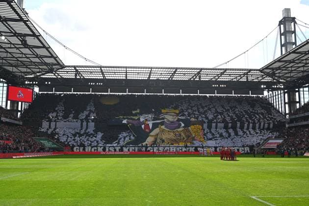 Fans 1 FC Köln doing a choreography during the 2 Bundesliga match between 1 FC Köln and Fortuna Düsseldorf at RheinEnergieStadion on February 23, 2025 in Cologne, Germany Photo by Ralf Treese DeFodi Images Fans 1 FC Köln doing a choreography during the 2 Bundesliga match between 1 FC Köln and Fortuna Düsseldorf at RheinEnergieStadion on February 23, 2025 in Cologne, Germany Photo by Ralf Treese DeFodi Images DFB DFL REGULATIONS PROHIBIT ANY USE OF PHOTOGRAPHS AS IMAGE SEQUENCES AND OR QUASI VIDEO Photo by Ralf Treese DeFodi Images