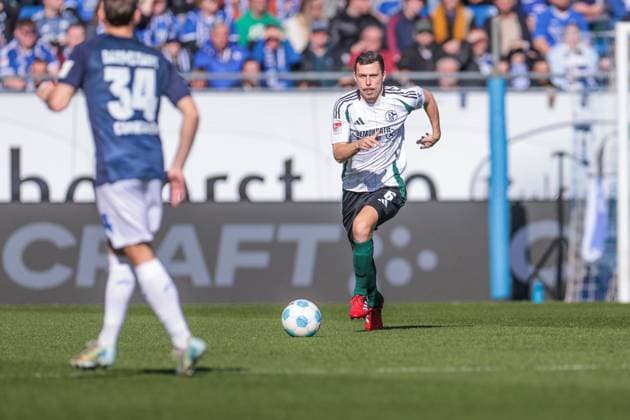 23 02 2025, Football, Season 2024 2025, 2 Bundesliga, Matchday 23, SV Darmstadt 98 FC Schalke 04, Ron Schallenberg FC Schalke 04 Darmstadt Böllenfalltor Hessen Germany xRHR PHOTO YYx Copyright: RHR-FOTOx RHR-FOTO YY