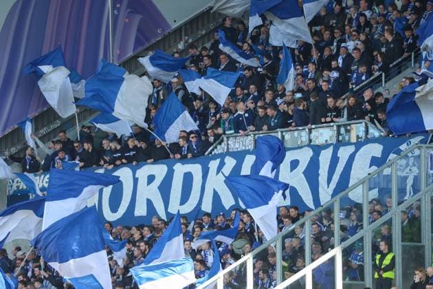 Darmstadt, Germany February 23, 2025 2 Liga 2024 2025 SV Darmstadt 98 vs FC Schalke 04 In the picture Fans of Darmstadt waving flags, fan flags in the fan block DFL regulations prohibit any use of photographs as image sequences and or quasi video Merck Stadion am Böllenfalltor Hessen Copyright: xFotostandx xUlrichxScherbaumx
